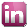 LinkedIn pink and purple logo